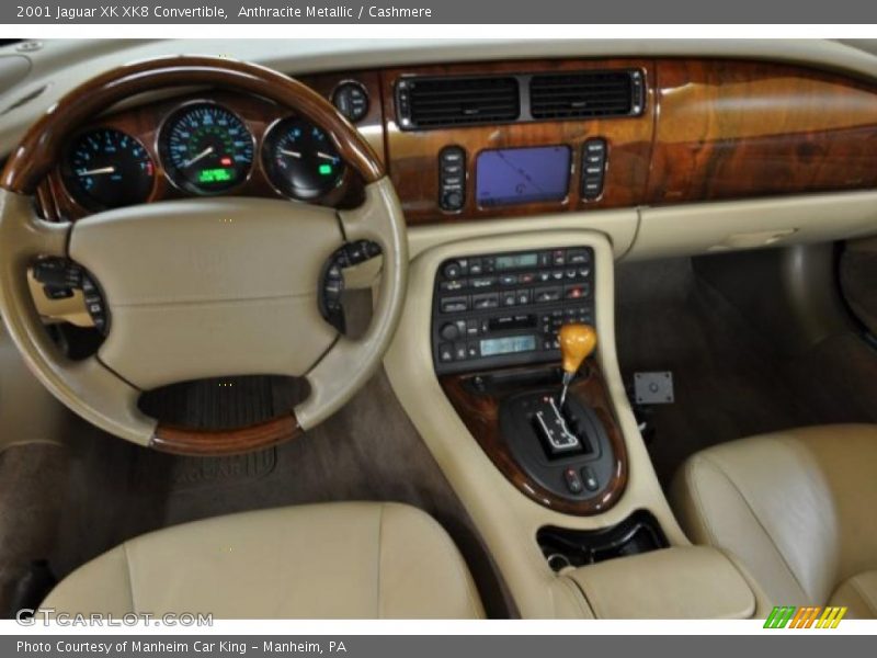 Anthracite Metallic / Cashmere 2001 Jaguar XK XK8 Convertible
