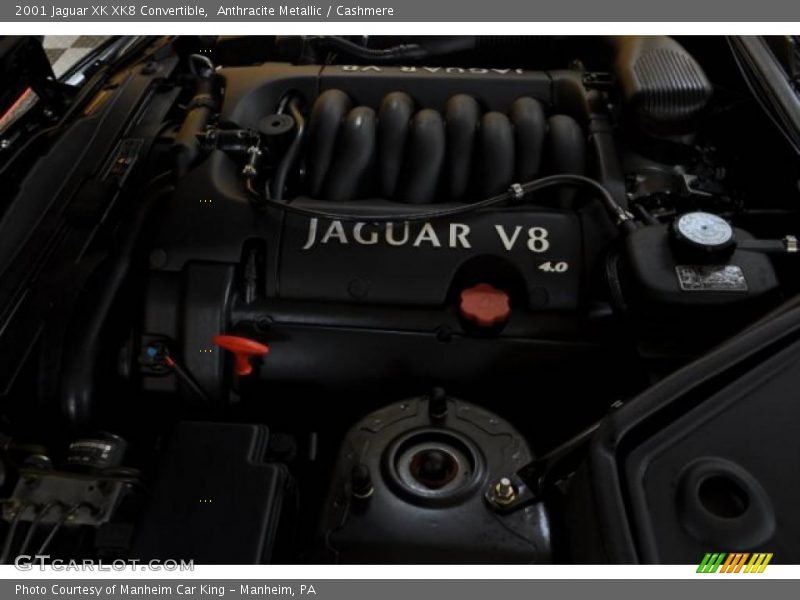 Anthracite Metallic / Cashmere 2001 Jaguar XK XK8 Convertible