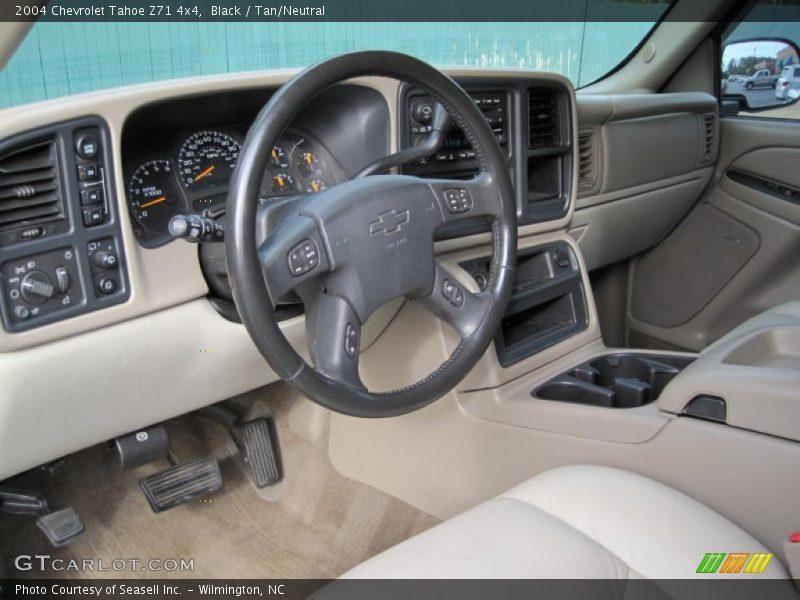 Black / Tan/Neutral 2004 Chevrolet Tahoe Z71 4x4