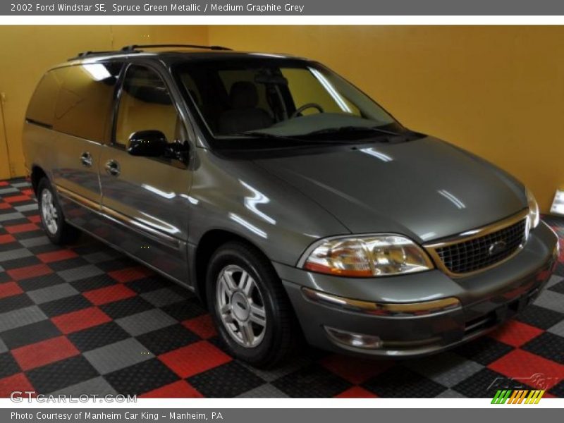 Spruce Green Metallic / Medium Graphite Grey 2002 Ford Windstar SE