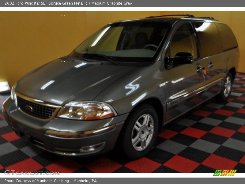 Spruce Green Metallic / Medium Graphite Grey 2002 Ford Windstar SE