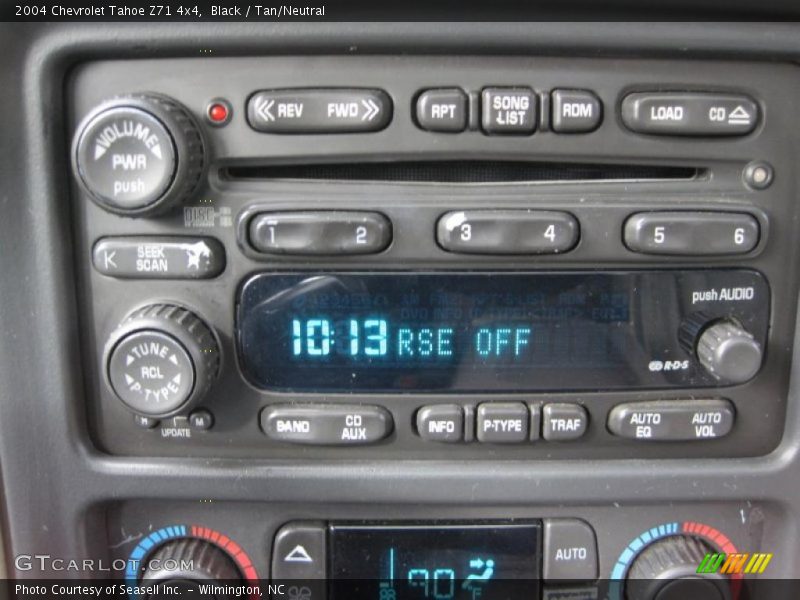 Black / Tan/Neutral 2004 Chevrolet Tahoe Z71 4x4