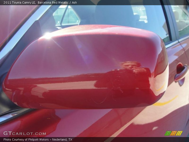 Barcelona Red Metallic / Ash 2011 Toyota Camry LE