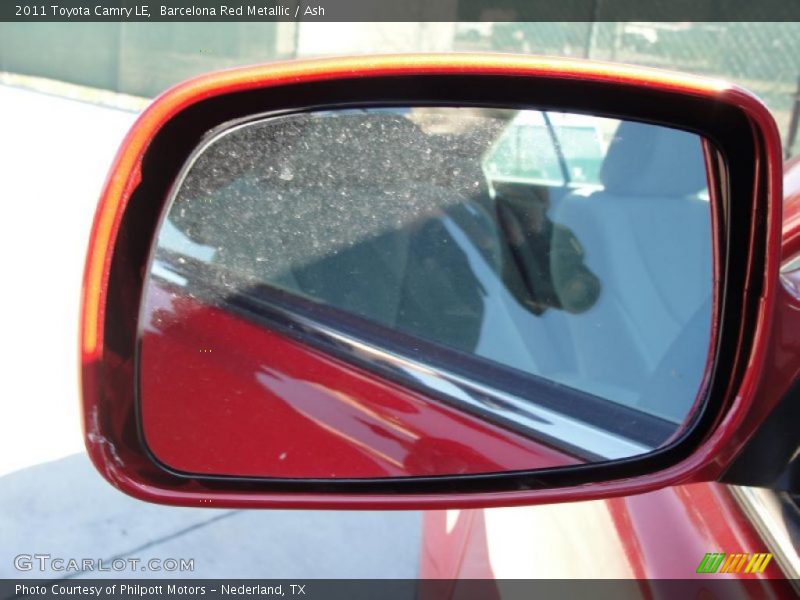 Barcelona Red Metallic / Ash 2011 Toyota Camry LE