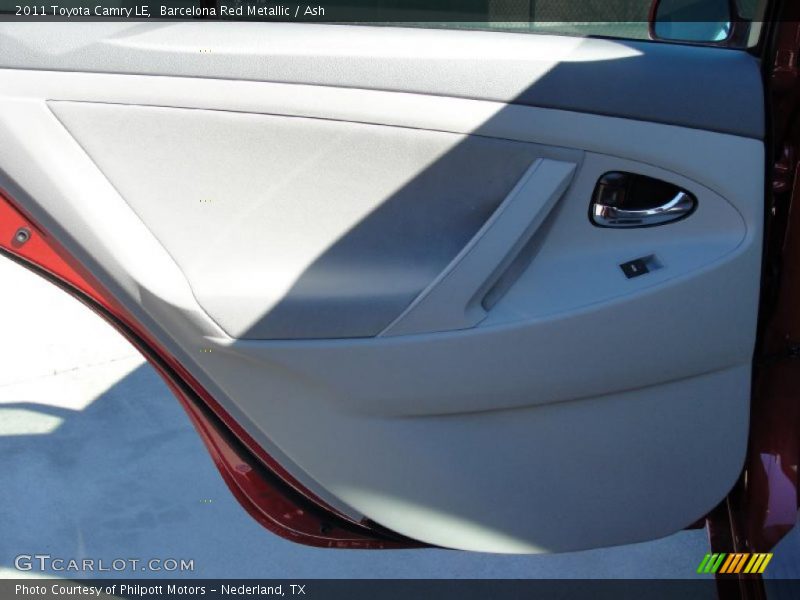Barcelona Red Metallic / Ash 2011 Toyota Camry LE