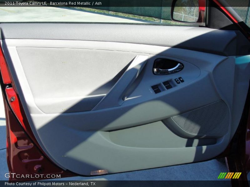 Barcelona Red Metallic / Ash 2011 Toyota Camry LE