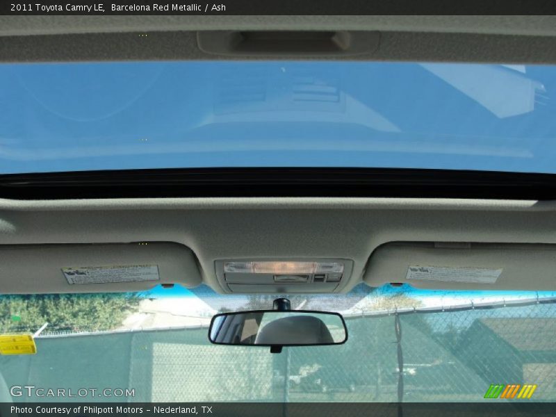 Barcelona Red Metallic / Ash 2011 Toyota Camry LE