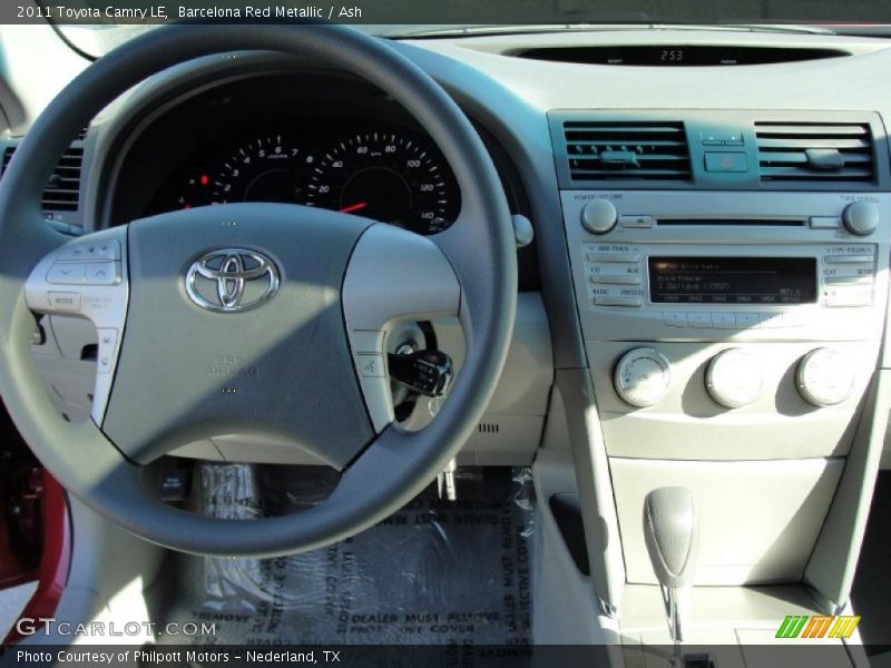 Barcelona Red Metallic / Ash 2011 Toyota Camry LE