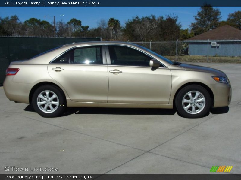 Sandy Beach Metallic / Bisque 2011 Toyota Camry LE