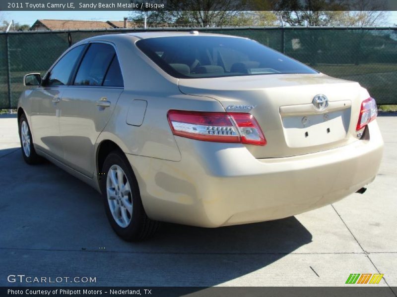 Sandy Beach Metallic / Bisque 2011 Toyota Camry LE