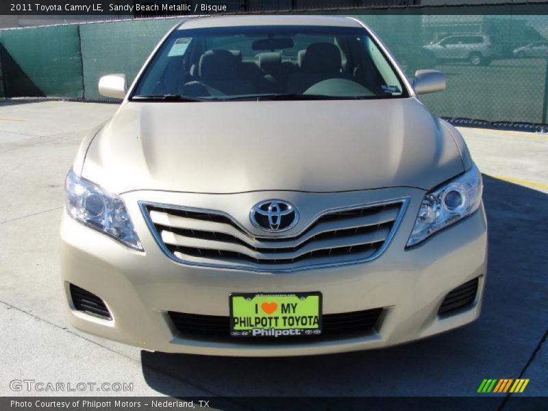 Sandy Beach Metallic / Bisque 2011 Toyota Camry LE