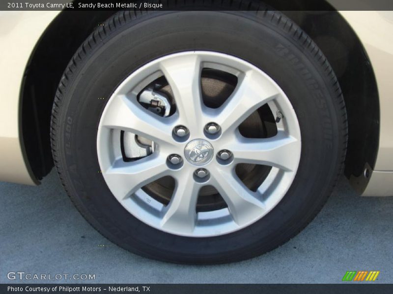 Sandy Beach Metallic / Bisque 2011 Toyota Camry LE