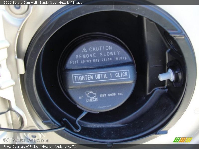 Sandy Beach Metallic / Bisque 2011 Toyota Camry LE