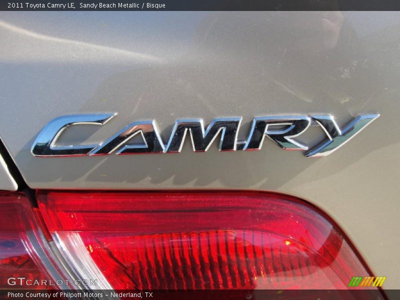 Sandy Beach Metallic / Bisque 2011 Toyota Camry LE