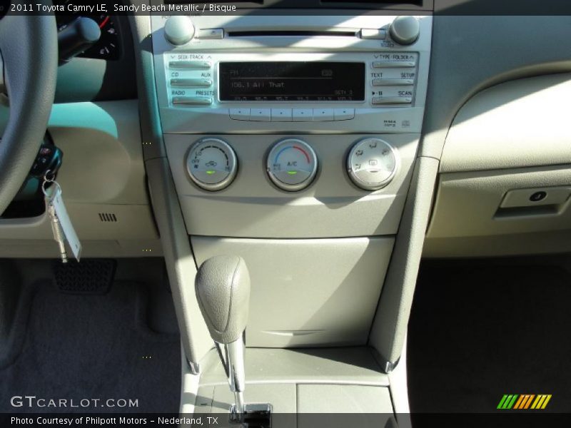 Sandy Beach Metallic / Bisque 2011 Toyota Camry LE