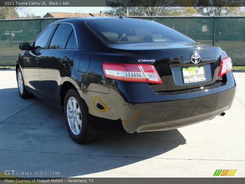 Black / Ash 2011 Toyota Camry LE