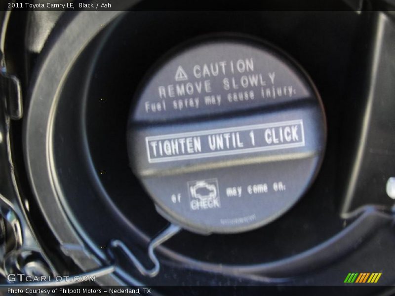 Black / Ash 2011 Toyota Camry LE