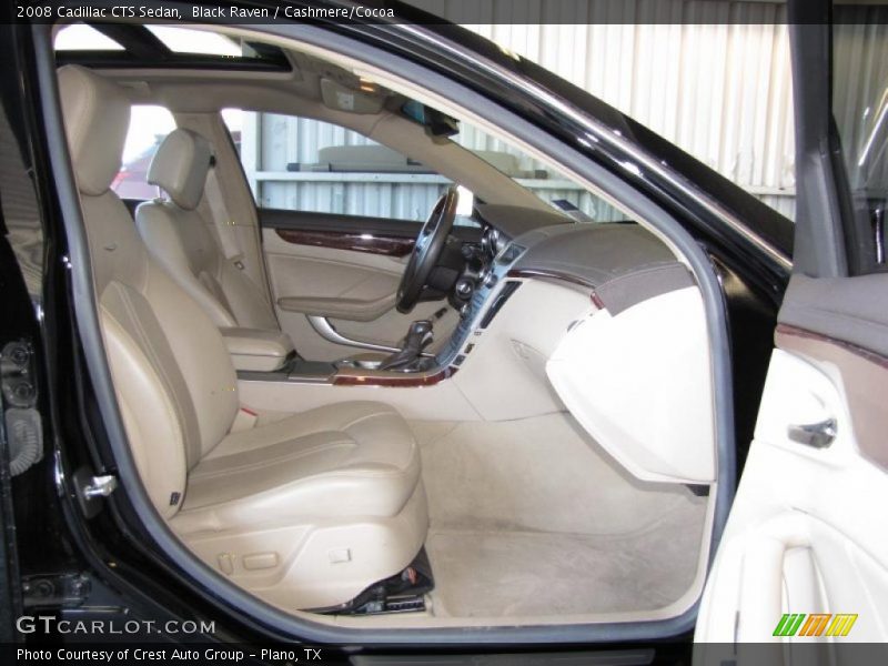 Black Raven / Cashmere/Cocoa 2008 Cadillac CTS Sedan