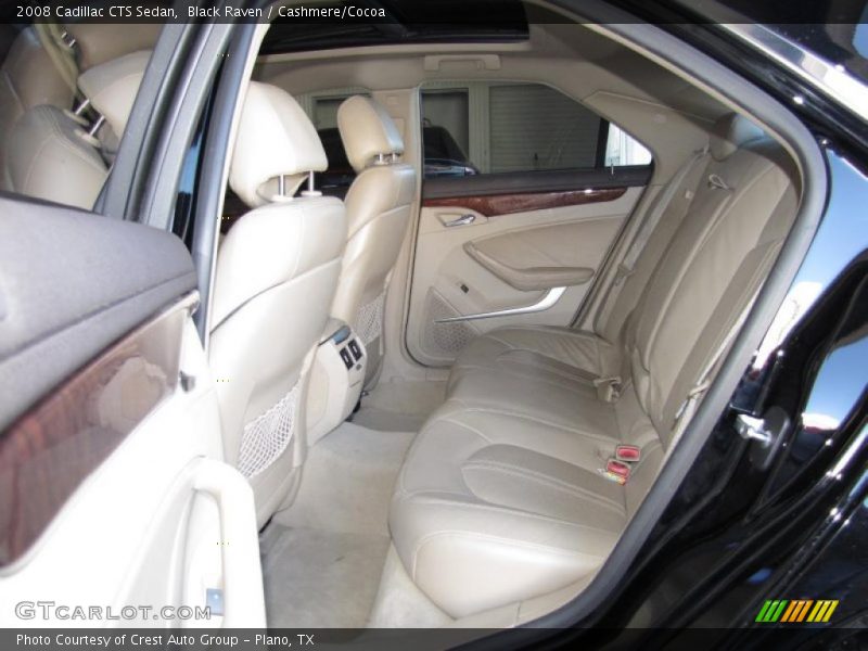 Black Raven / Cashmere/Cocoa 2008 Cadillac CTS Sedan