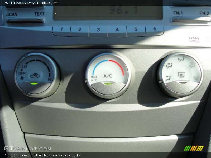 Black / Ash 2011 Toyota Camry LE