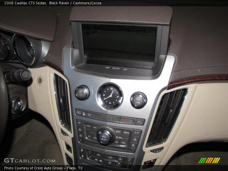 Black Raven / Cashmere/Cocoa 2008 Cadillac CTS Sedan