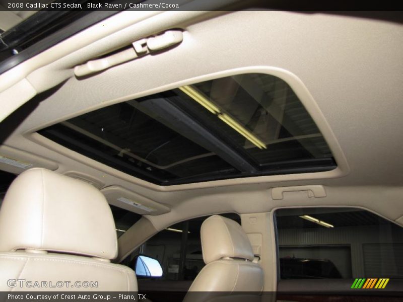 Black Raven / Cashmere/Cocoa 2008 Cadillac CTS Sedan