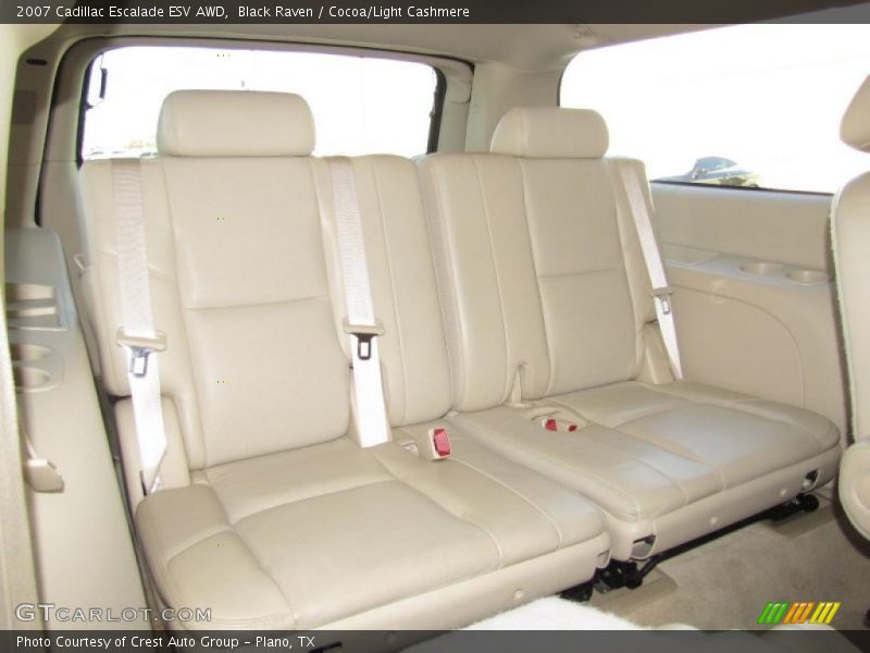 Black Raven / Cocoa/Light Cashmere 2007 Cadillac Escalade ESV AWD
