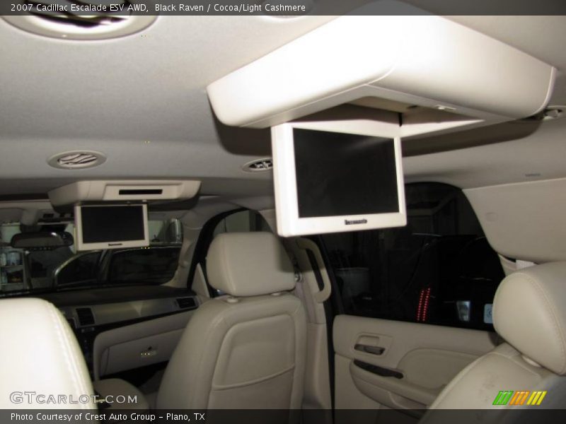 Black Raven / Cocoa/Light Cashmere 2007 Cadillac Escalade ESV AWD
