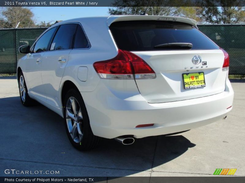 Blizzard Pearl White / Ivory 2011 Toyota Venza V6