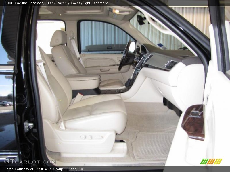 Black Raven / Cocoa/Light Cashmere 2008 Cadillac Escalade