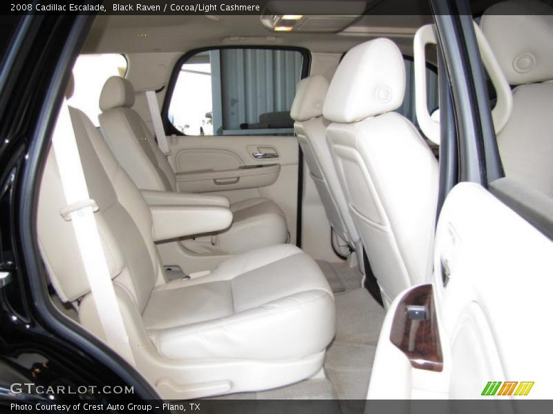 Black Raven / Cocoa/Light Cashmere 2008 Cadillac Escalade