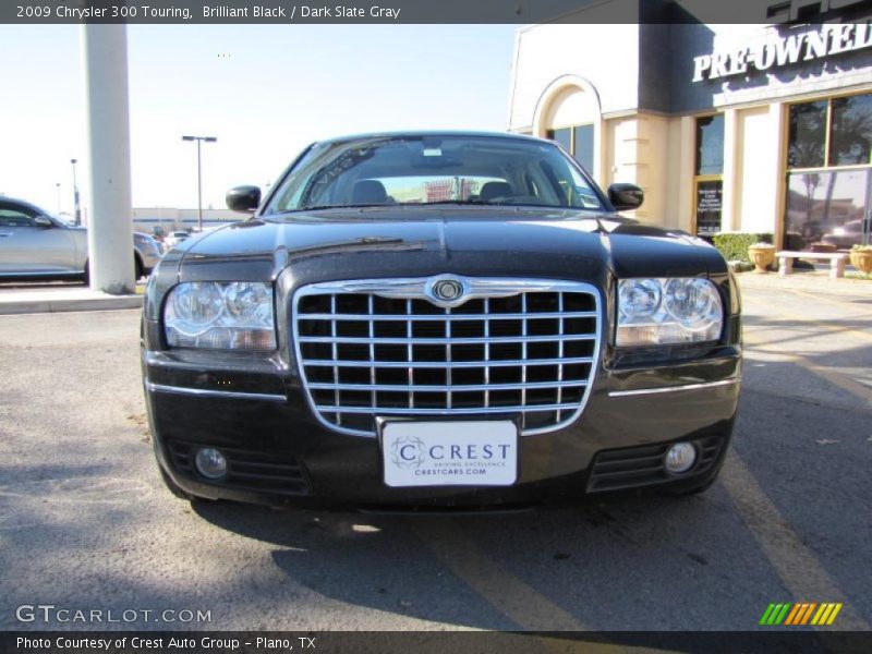 Brilliant Black / Dark Slate Gray 2009 Chrysler 300 Touring