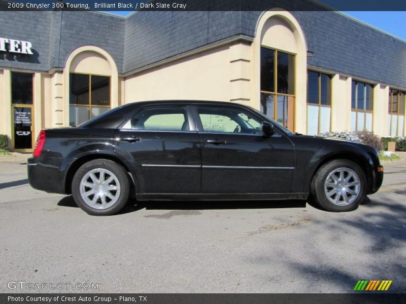 Brilliant Black / Dark Slate Gray 2009 Chrysler 300 Touring