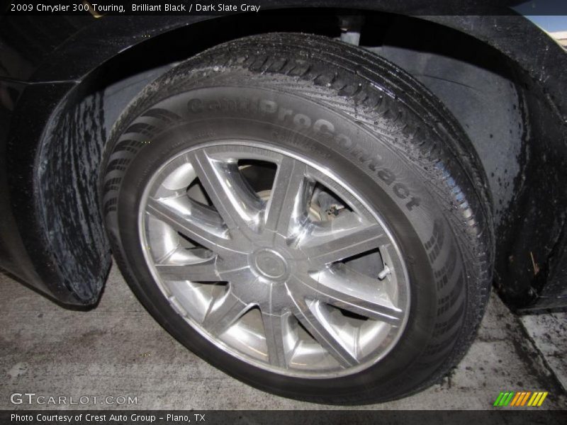Brilliant Black / Dark Slate Gray 2009 Chrysler 300 Touring