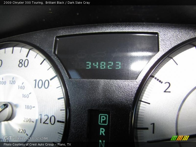 Brilliant Black / Dark Slate Gray 2009 Chrysler 300 Touring
