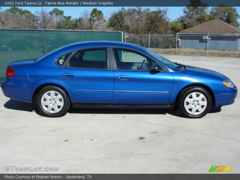 Patriot Blue Metallic / Medium Graphite 2003 Ford Taurus LX