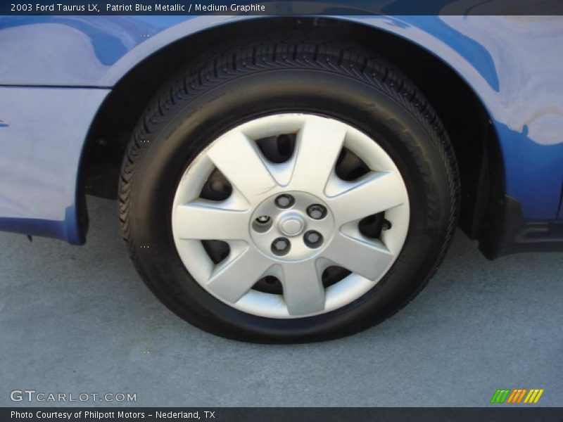 Patriot Blue Metallic / Medium Graphite 2003 Ford Taurus LX