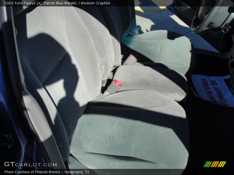 Patriot Blue Metallic / Medium Graphite 2003 Ford Taurus LX