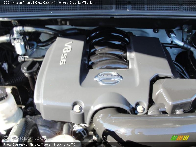 White / Graphite/Titanium 2004 Nissan Titan LE Crew Cab 4x4