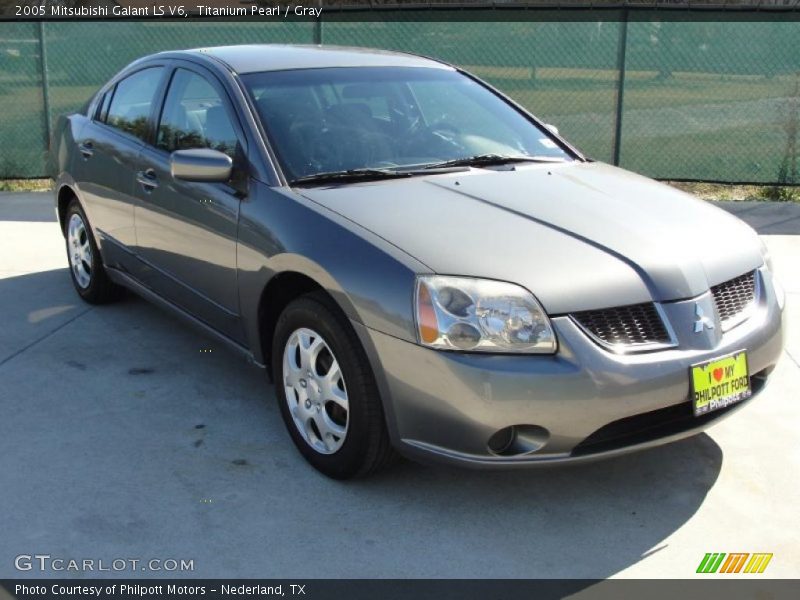 Titanium Pearl / Gray 2005 Mitsubishi Galant LS V6