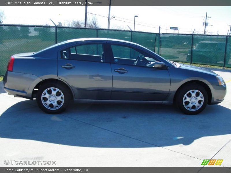 Titanium Pearl / Gray 2005 Mitsubishi Galant LS V6