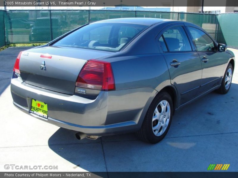 Titanium Pearl / Gray 2005 Mitsubishi Galant LS V6