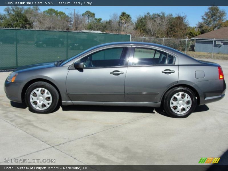 Titanium Pearl / Gray 2005 Mitsubishi Galant LS V6