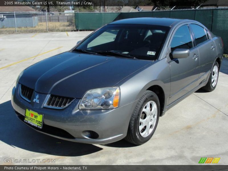 Titanium Pearl / Gray 2005 Mitsubishi Galant LS V6