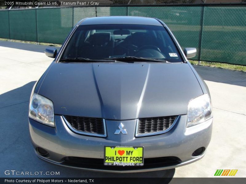 Titanium Pearl / Gray 2005 Mitsubishi Galant LS V6