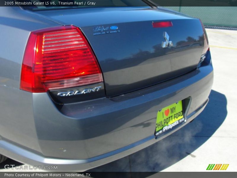 Titanium Pearl / Gray 2005 Mitsubishi Galant LS V6