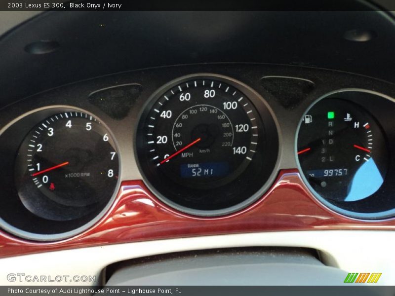 Black Onyx / Ivory 2003 Lexus ES 300