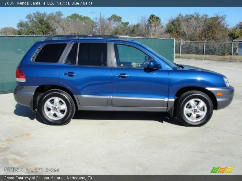 Nautical Blue / Beige 2006 Hyundai Santa Fe GLS