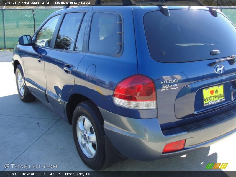 Nautical Blue / Beige 2006 Hyundai Santa Fe GLS