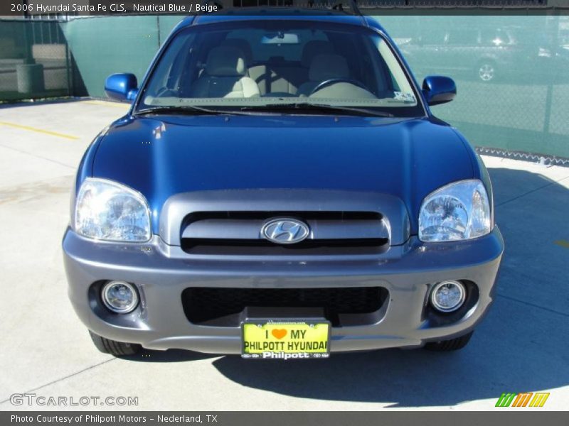 Nautical Blue / Beige 2006 Hyundai Santa Fe GLS